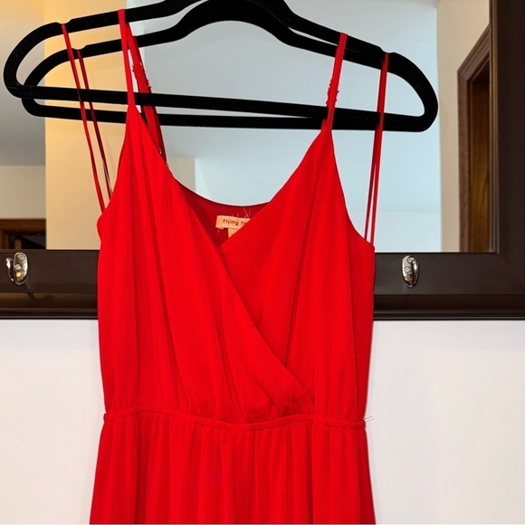 Flying Tomato Red Maxi Dress Size X-Small - Picture 2 of 5